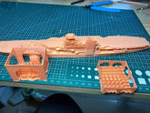 3d Printed Kit 1/700 German X Hildebrand Cruiser(full Hull/waterline)